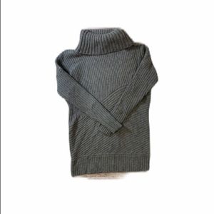 Ann Taylor Med Grey Knit Turtleneck Sweater R13
